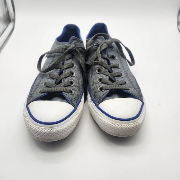 Converse Unisex All Star Canvas Denim Gray Sneakers 130180F Womens 7 Mens 5 - Picture 2 of 8